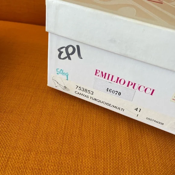 VINTAGE 💝EMILIO PUCCI PLATFORM SLIDES💝HP - Picture 4 of 12